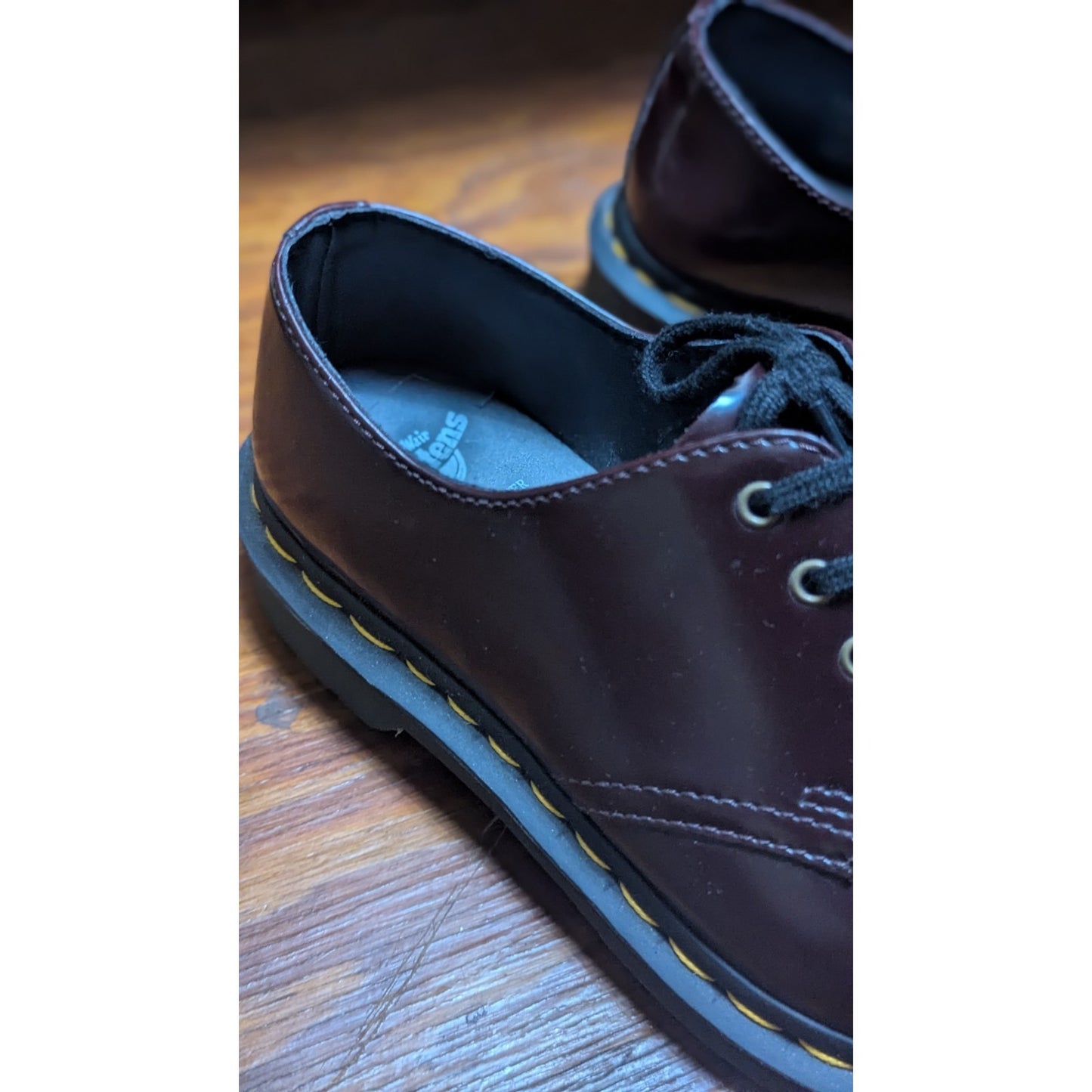 Dr Martens 1461 Vegan Cherry Red Oxford Shoes Women's Size 5