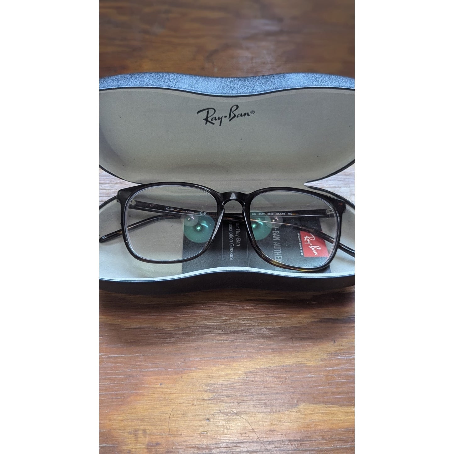 Ray Ban RB 5387 2012 Brown Authentic Eye Frames 54-18 150