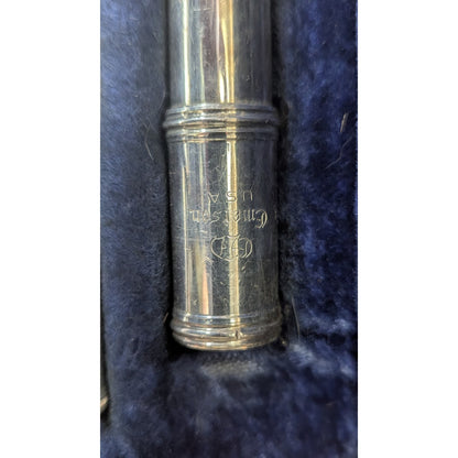 Emerson USA Silver Plated Student Flute Complete w Original Hard Case