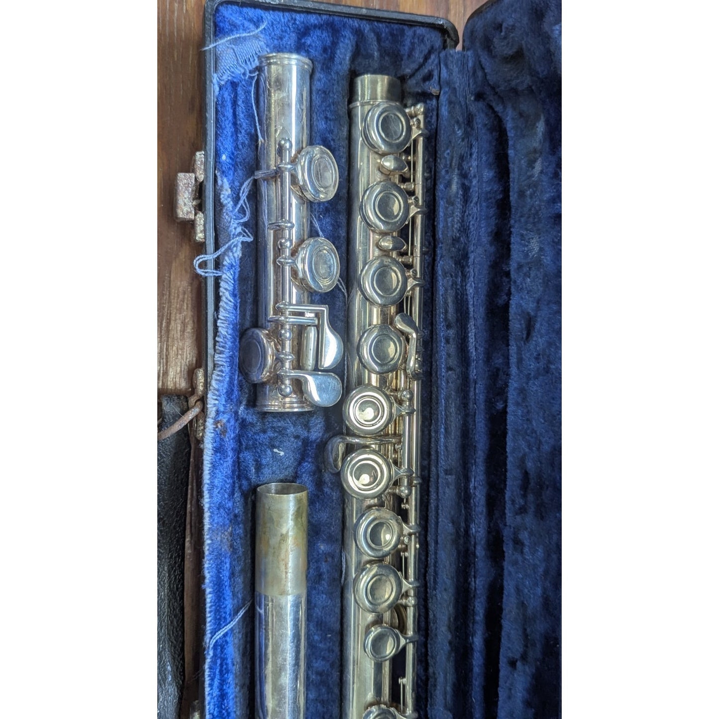 Emerson USA Silver Plated Student Flute Complete w Original Hard Case