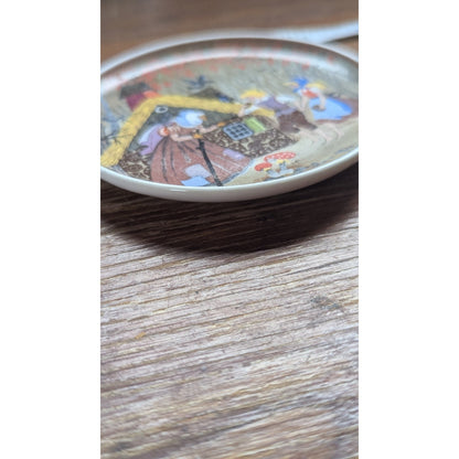 Vintage Hansel and Gretel Mini Plate Barbara Kirstenhofer Fairy Tale Germany