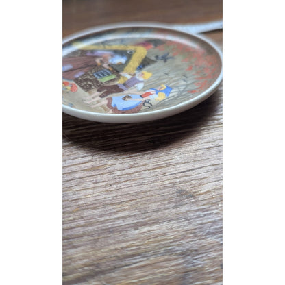 Vintage Hansel and Gretel Mini Plate Barbara Kirstenhofer Fairy Tale Germany