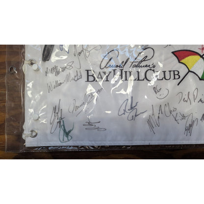 Arnold Palmer's Bay Hill Club Golf Pin Flag, Multi Signed by PGA Tour Players