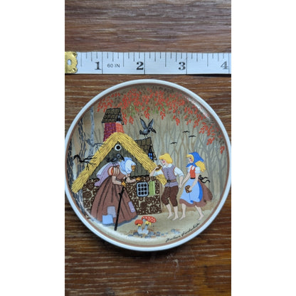 Vintage Hansel and Gretel Mini Plate Barbara Kirstenhofer Fairy Tale Germany