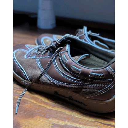 Vintage 1978 Bruce Jenner Roblee Leather Suede Shoes Sz 13 Rare