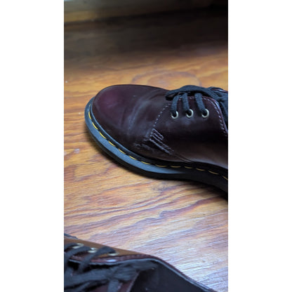 Dr Martens 1461 Vegan Cherry Red Oxford Shoes Women's Size 5