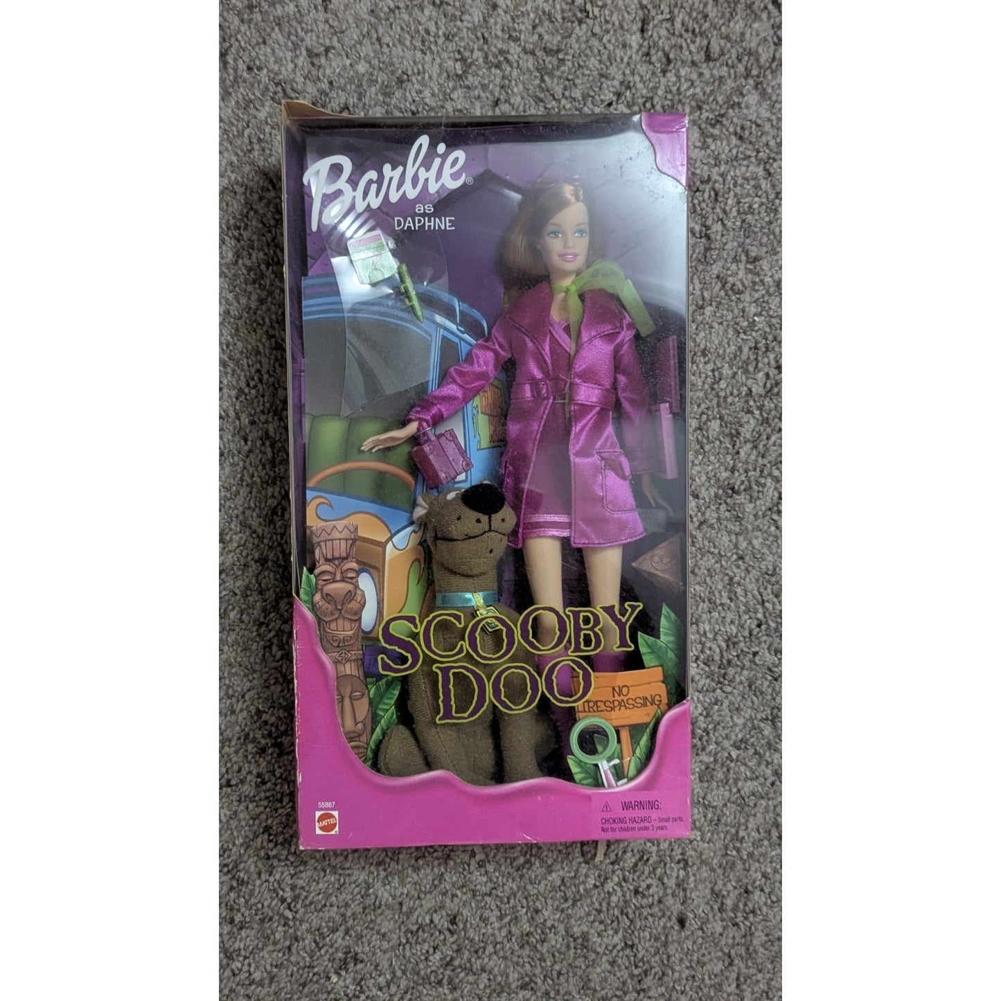 Mattel Barbie as Daphne Scooby-Doo Doll w/ Scooby Figure MPN 55887 2002