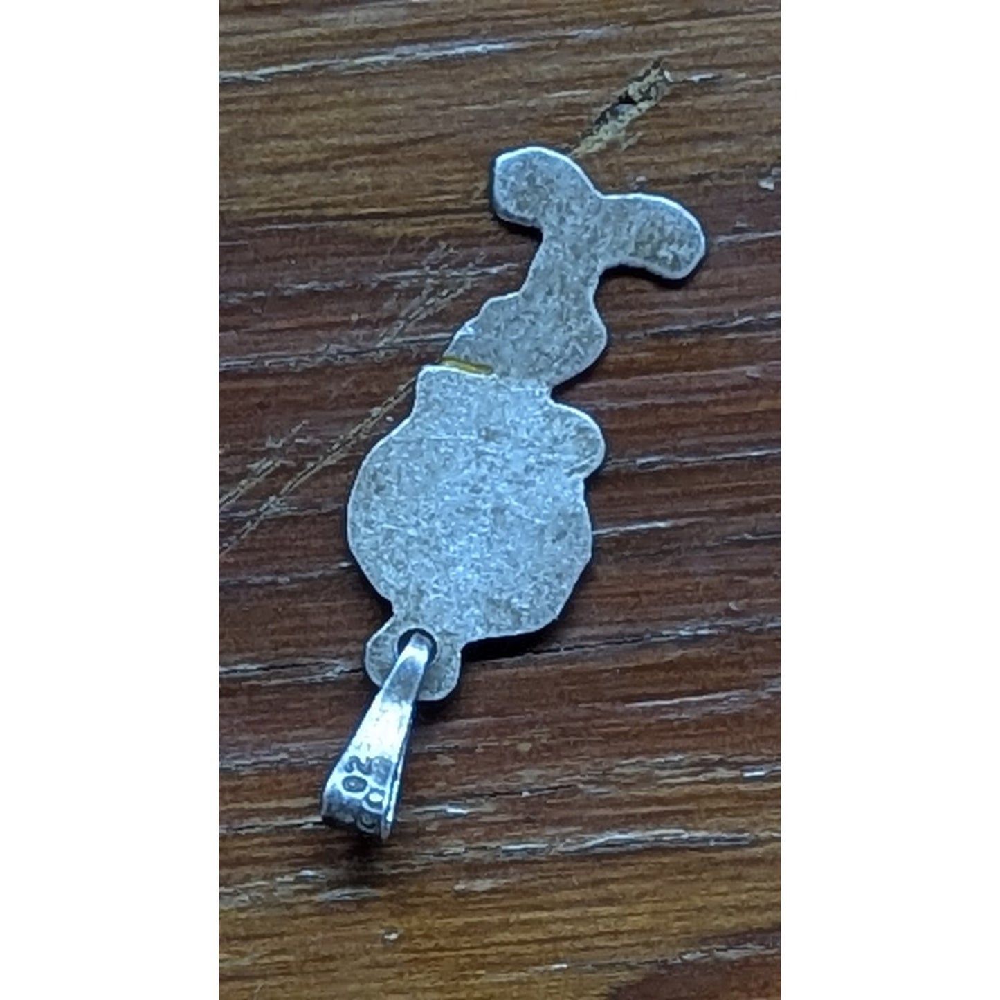 Vintage Tweety Bird Pendant Sterling Silver 925 Enamel Charm