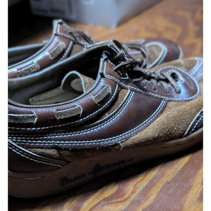 Vintage 1978 Bruce Jenner Roblee Leather Suede Shoes Sz 13 Rare