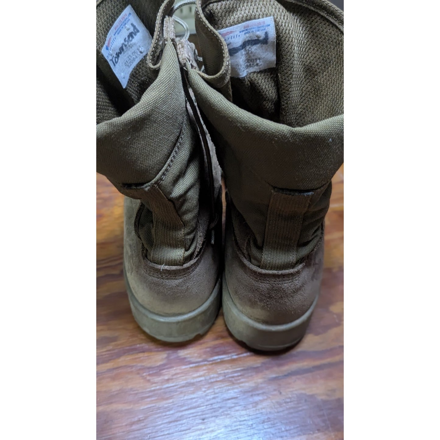 Belleville Townsend Sage Green Military Combat Boots Mens 8.5R Made in USA