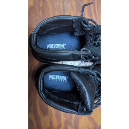 Wolverine Marquette W04714 Mens 6" Steel Toe Work Boot Black Size 8M New