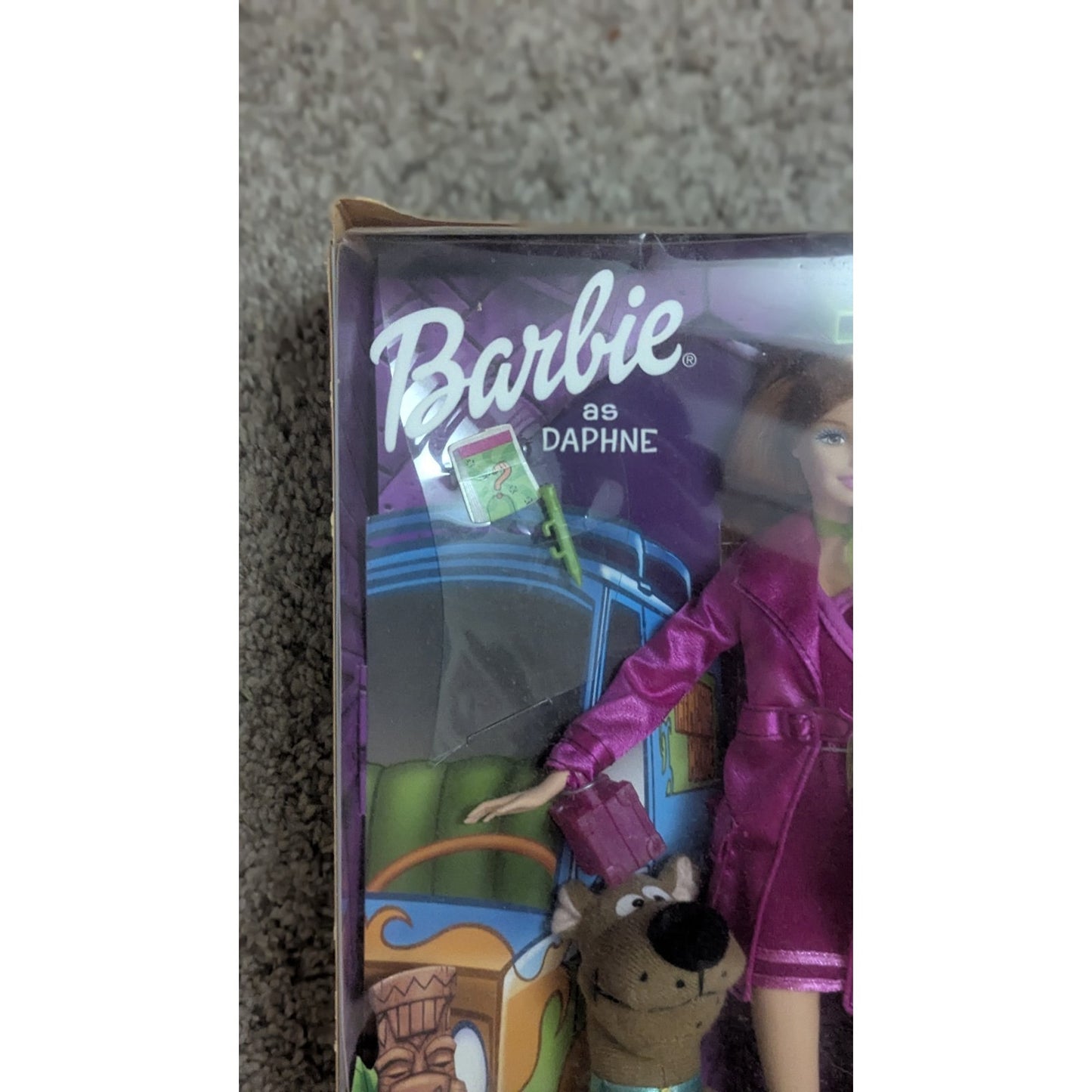 Mattel Barbie as Daphne Scooby-Doo Doll w/ Scooby Figure MPN 55887 2002