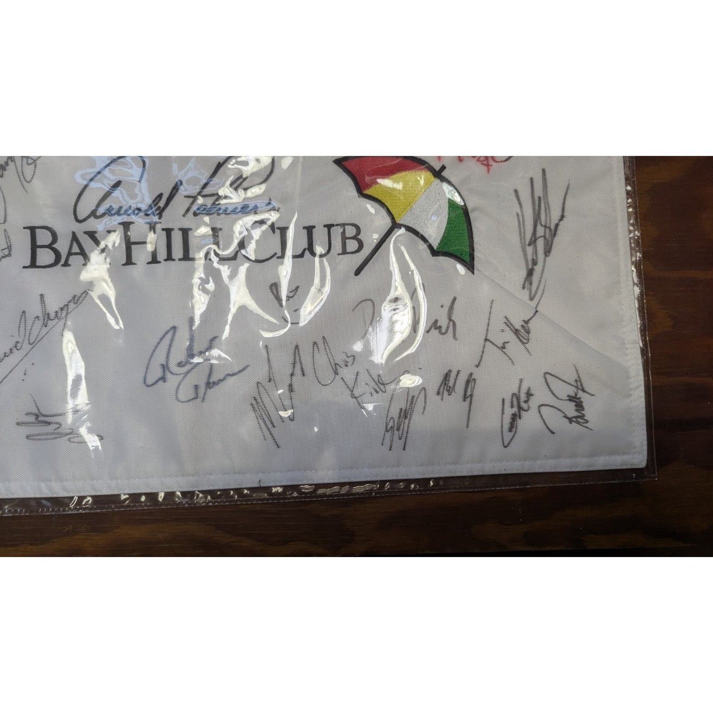 Arnold Palmer's Bay Hill Club Golf Pin Flag, Multi Signed by PGA Tour Players