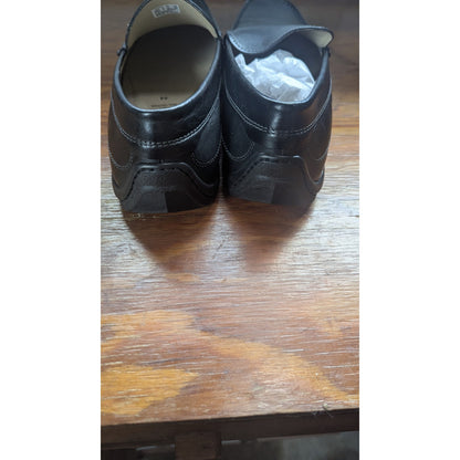 ECCO Classic Moc 2.0 Mens Black Leather Loafers Size 10 10.5 EU44