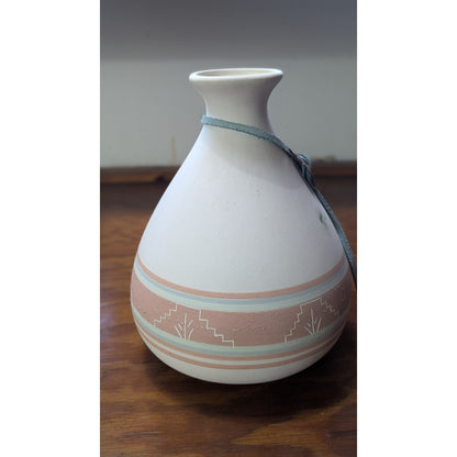 Sierra Designs Pottery Bud Vase Southwestern NWT Signed Dee Concho