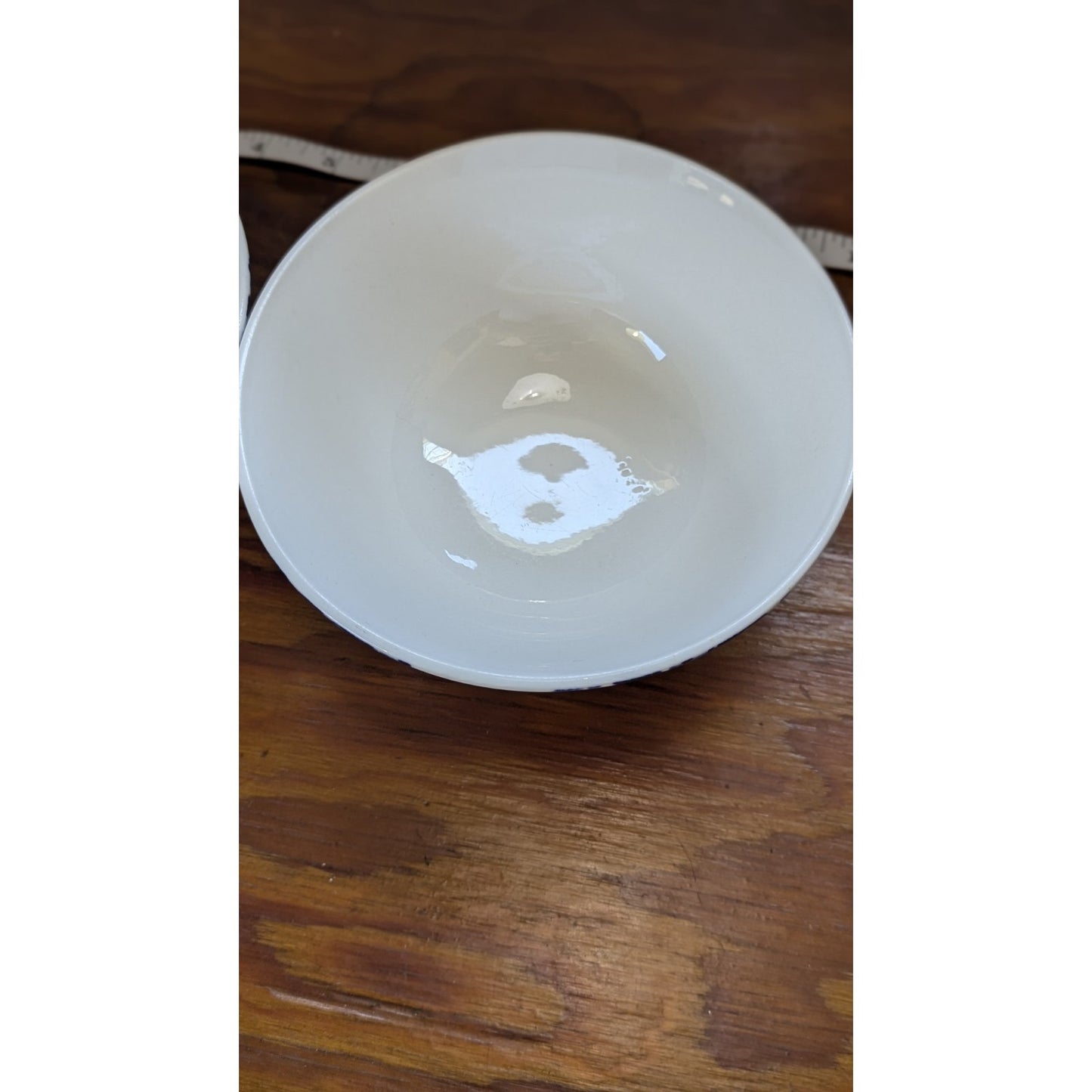 Royal Norfolk Blue White Floral Porcelain Bowl Set of 2 Sizes 4 6in