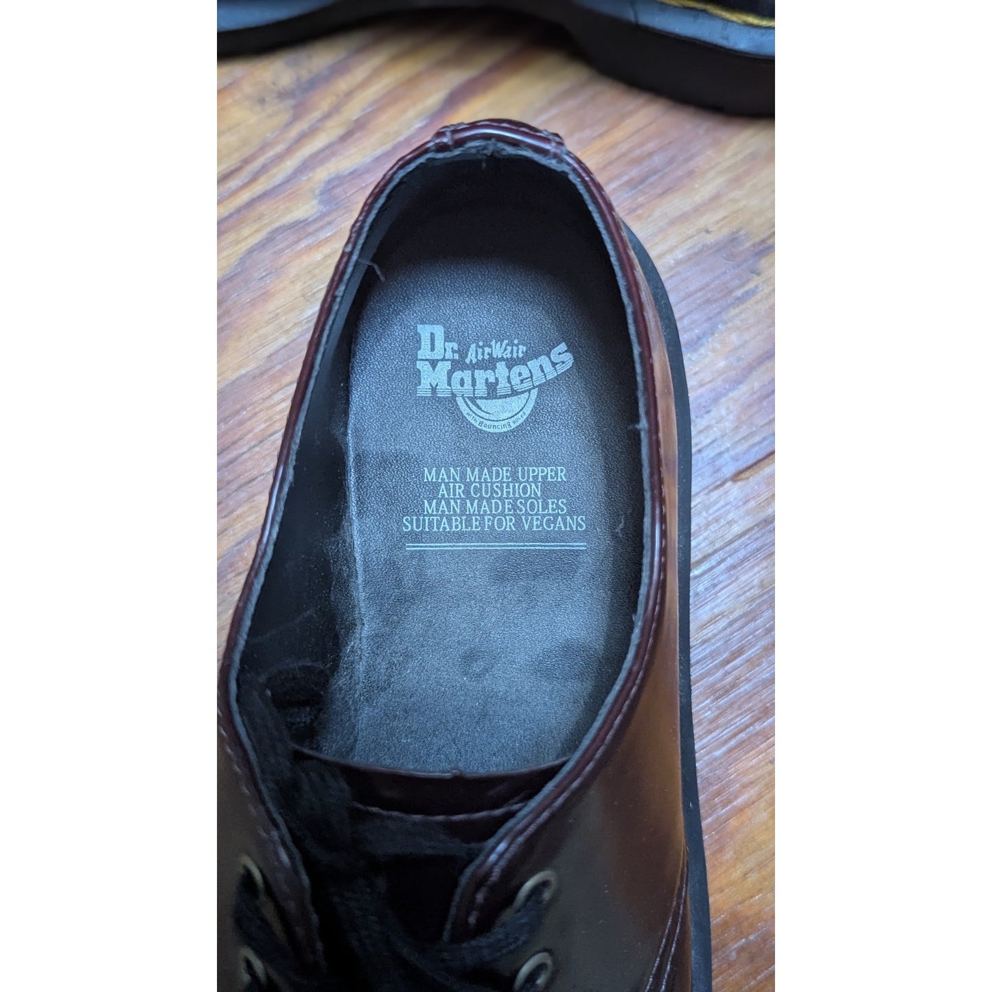 Dr Martens 1461 Vegan Cherry Red Oxford Shoes Women's Size 5