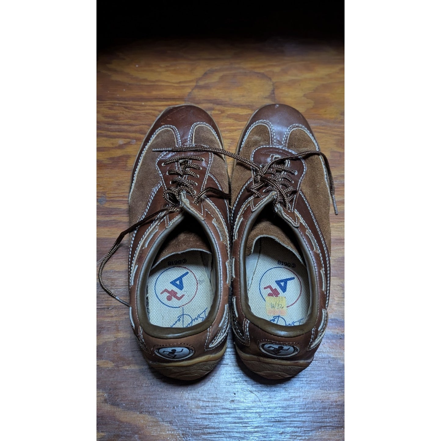 Vintage 1978 Bruce Jenner Roblee Leather Suede Shoes Sz 13 Rare
