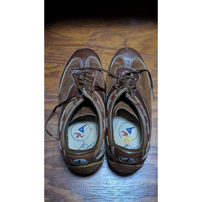 Vintage 1978 Bruce Jenner Roblee Leather Suede Shoes Sz 13 Rare