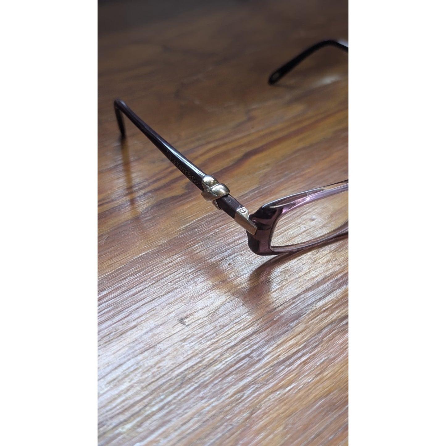 TIFFANY & CO TF2016 8061 51mm Purple Translucent Eyeglasses Frames Italy