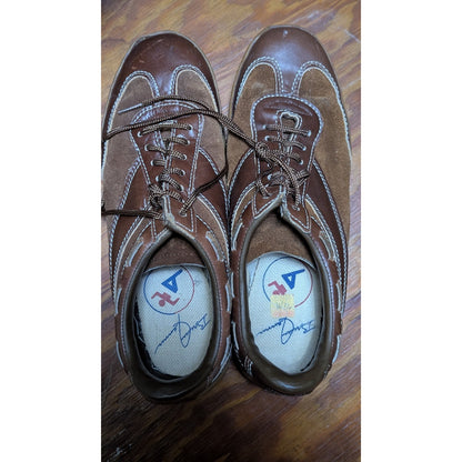 Vintage 1978 Bruce Jenner Roblee Leather Suede Shoes Sz 13 Rare