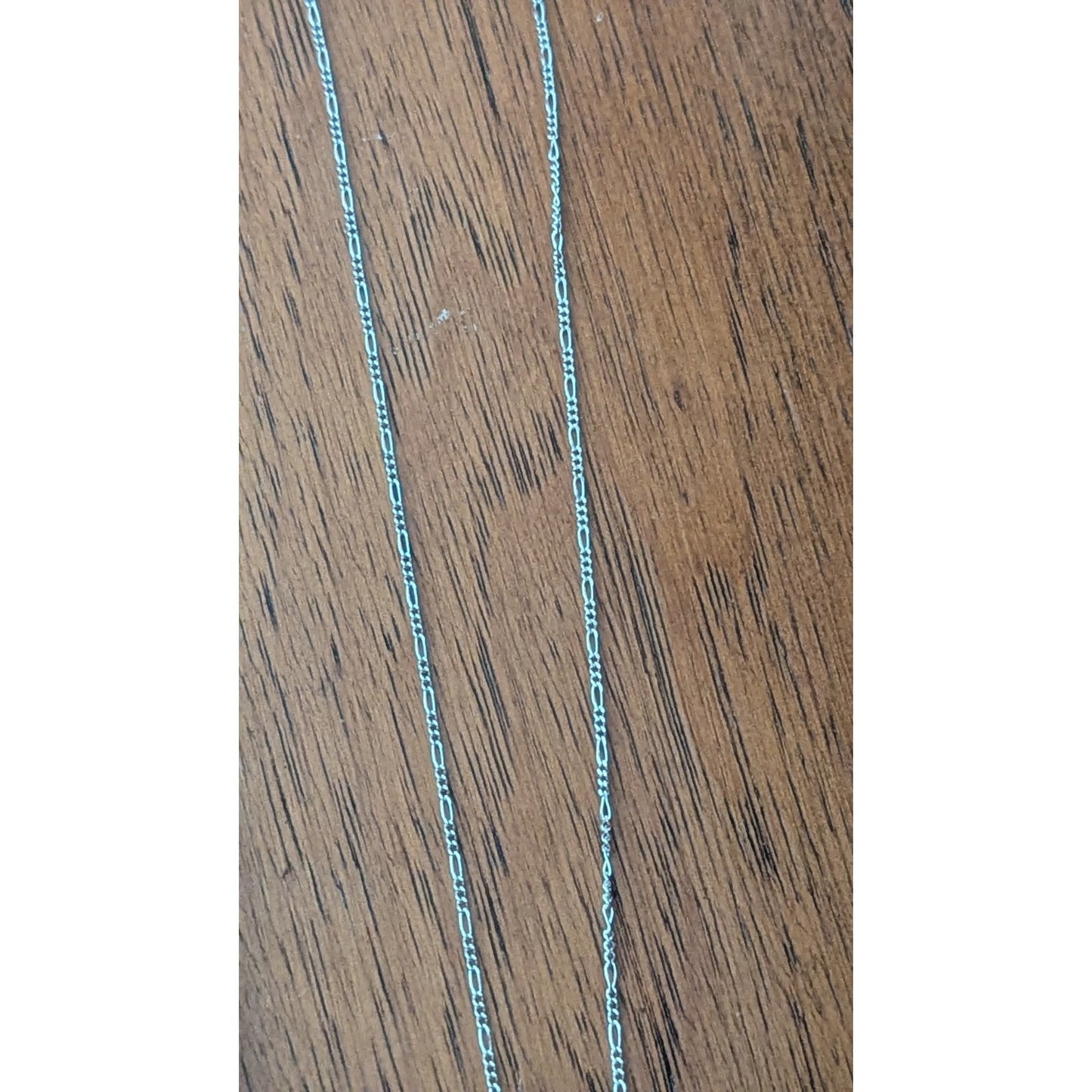 Sterling Silver 18" Figaro 4mm Chain Necklace – Made in Italy Silver Treasures