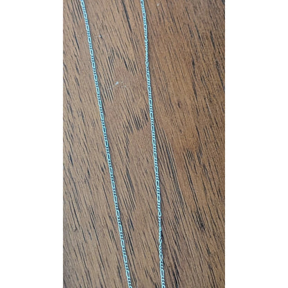 Sterling Silver 18" Figaro 4mm Chain Necklace – Made in Italy Silver Treasures
