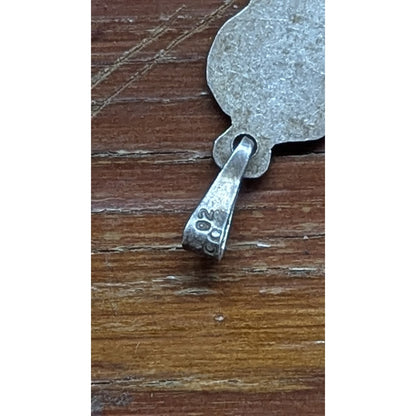 Vintage Tweety Bird Pendant Sterling Silver 925 Enamel Charm