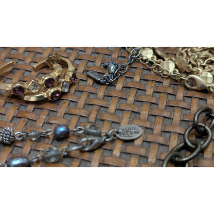 Mixed Lot of 7 Costume Jewelry Pieces - Monet, Anne Klein, Sugarfix, Napier