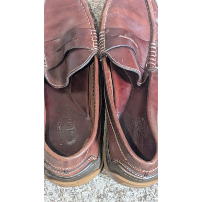 Tommy Bahama Men's Penny Loafers Size 11 M Brown Leather Driving Shoes Spain