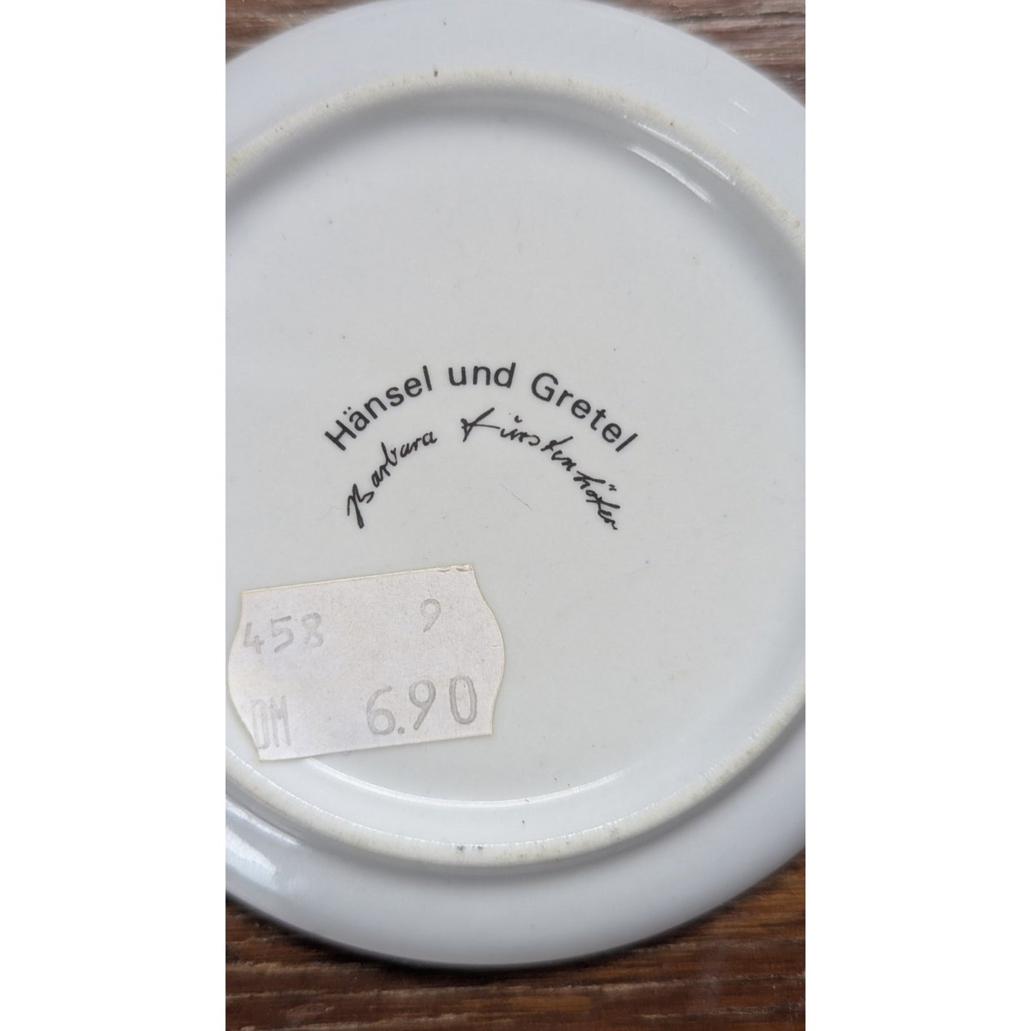 Vintage Hansel and Gretel Mini Plate Barbara Kirstenhofer Fairy Tale Germany
