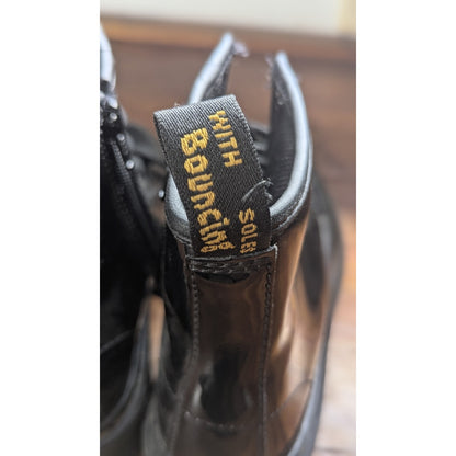 Dr. Martens 1460 J boots, black patent leather, youth size 4 (UK 3, EU 36)