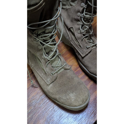 Belleville Townsend Sage Green Military Combat Boots Mens 8.5R Made in USA