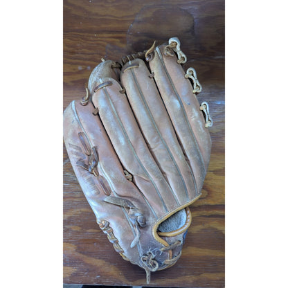 Mizuno Professional Model Vintage Baseball Glove RHT Brown Leather Right Throw