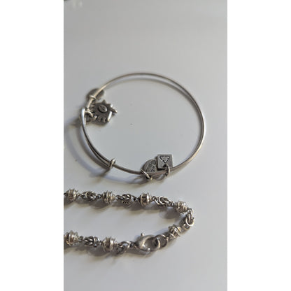 Women’s Jewelry Lot 6pc - Alex and Ani, Alexa’s Angels, Francesca’s, Silver Tone