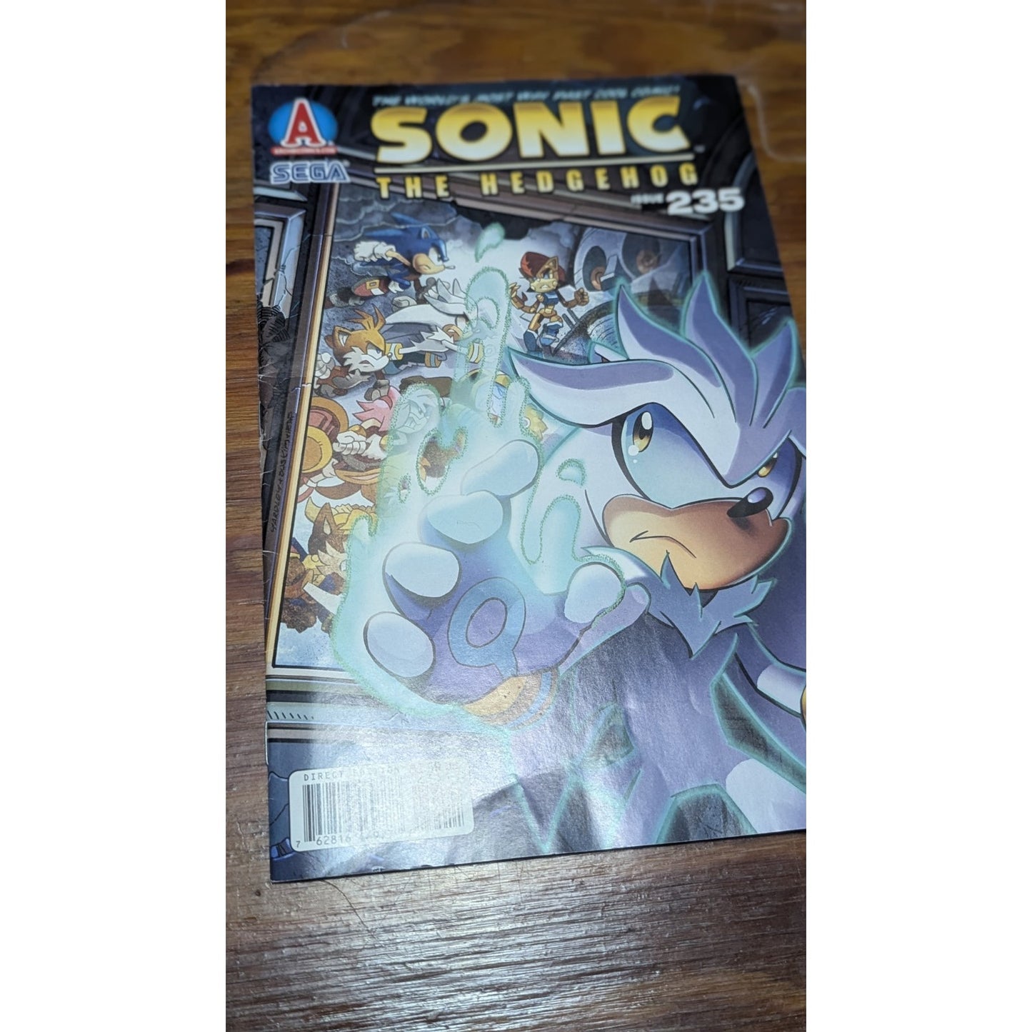 Sonic the Hedgehog #235 Archie Comics 2011 Silver Hedgehog Silver Cover VG/FN