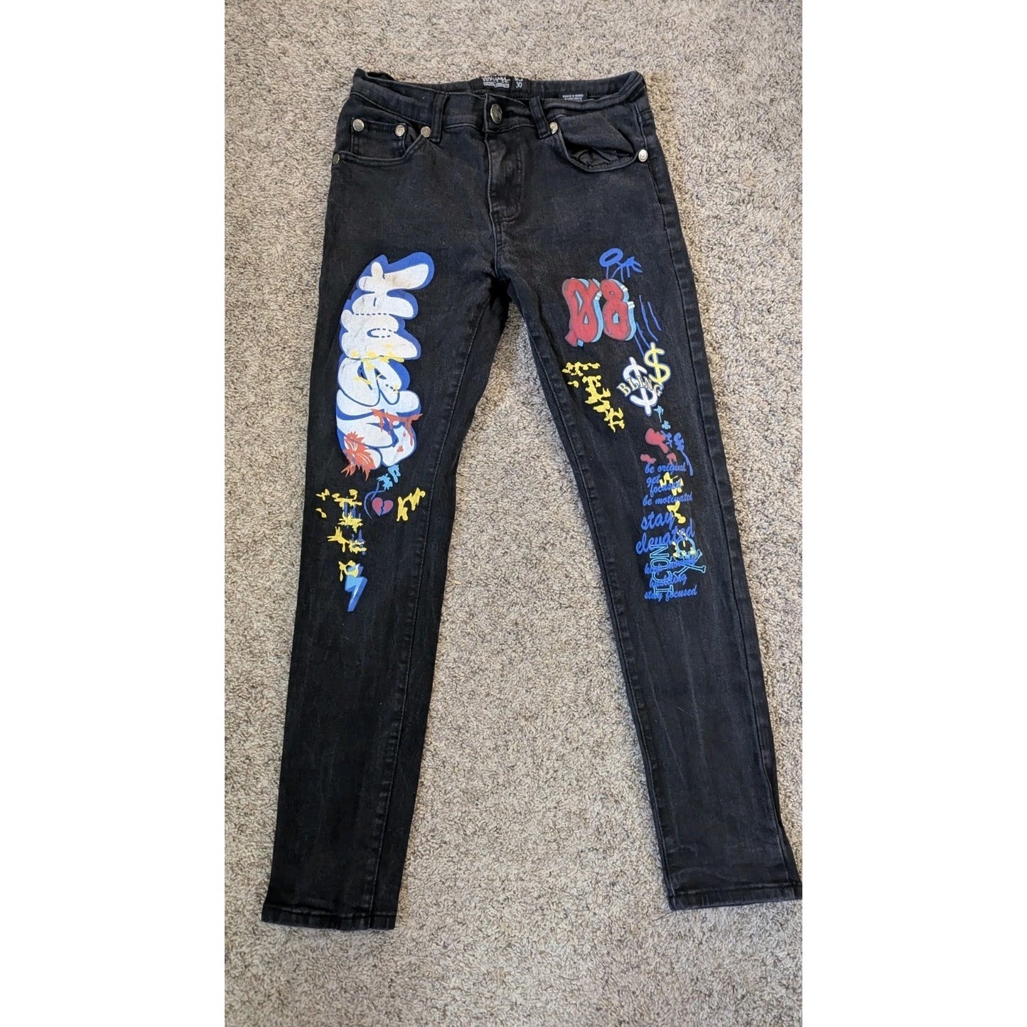 Lot of 3 Men’s Streetwear Jeans 30x31 Copper Rivet, Tristles, Black Jack PL3031C