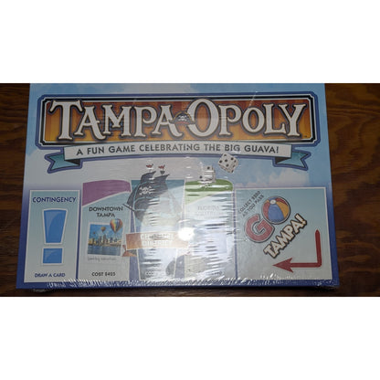 Tampa-Opoly Board Game Tampa Florida Monopoly Style Late For The Sky SEALED