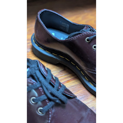 Dr Martens 1461 Vegan Cherry Red Oxford Shoes Women's Size 5