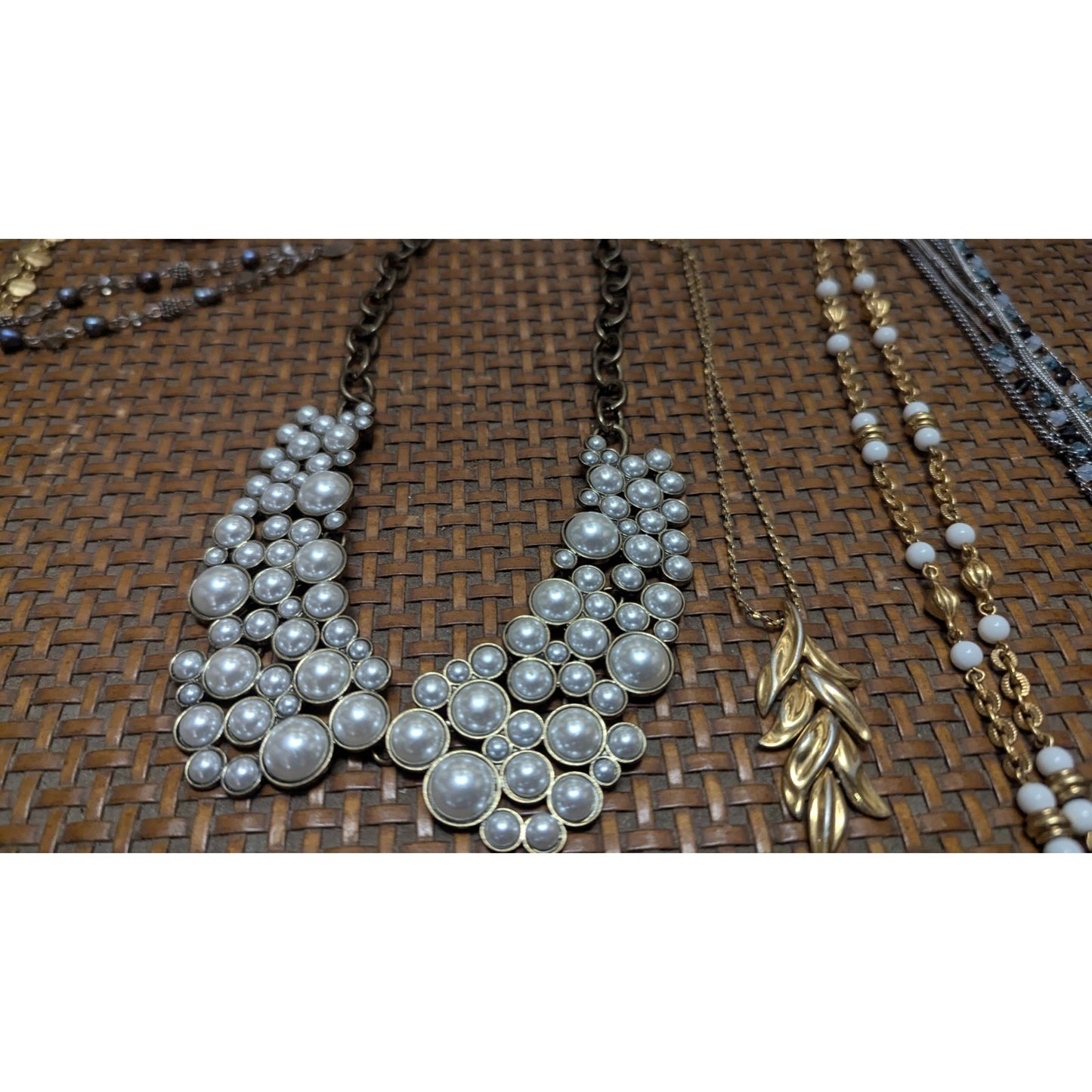 Mixed Lot of 7 Costume Jewelry Pieces - Monet, Anne Klein, Sugarfix, Napier