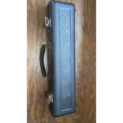 Emerson USA Silver Plated Student Flute Complete w Original Hard Case