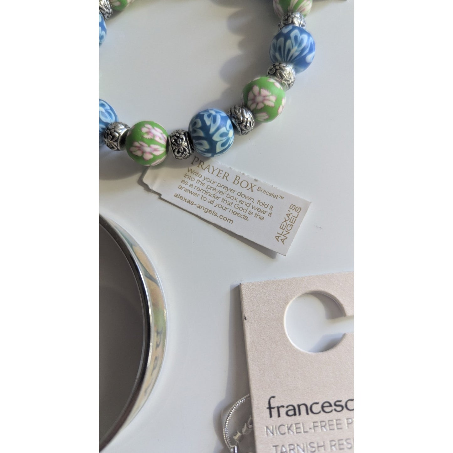 Women’s Jewelry Lot 6pc - Alex and Ani, Alexa’s Angels, Francesca’s, Silver Tone