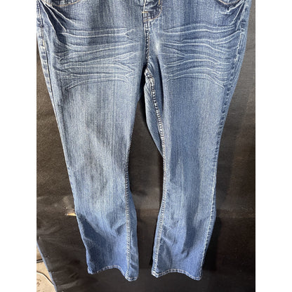 Royalty by YMI Bootcut Jeans Size 10 Medium Wash Stretch Embroidered Pockets