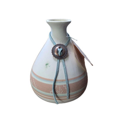 Sierra Designs Pottery Bud Vase Southwestern NWT Signed Dee Concho